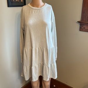 Wild Fable Women’s Blue Tie Dye Long Sleeve Short Dress Size Small New